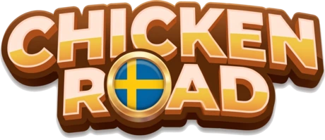 Chicken Road logotyp med svensk flagga